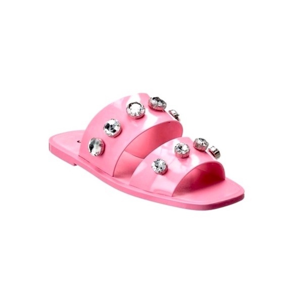 SCHUTZ Lizzie Crystal Slide Sandal - Picture 1 of 7